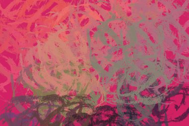 Soyut arka plan sanatı. 2D çizim. Etkileyici yağlı boya resim. Tuvalde fırça darbeleri. Modern sanat. Çok renkli arkaplan. Çağdaş sanat. İfade. Sanatsal dijital palet.