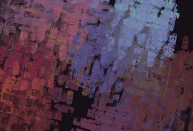 Soyut arka plan sanatı. 2D çizim. Etkileyici yağlı boya resim. Tuvalde fırça darbeleri. Modern sanat. Çok renkli arkaplan. Çağdaş sanat. İfade. Sanatsal dijital palet.