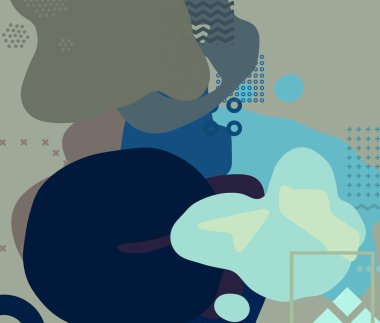 Soyut arka plan sanatı. 3 boyutlu illüstrasyon. Çok renkli arkaplan. Çağdaş sanat. Sanatsal dijital palet.