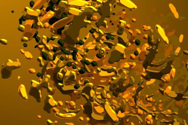 Soyut arka plan sanatı. 3 boyutlu illüstrasyon. Tuvalde fırça darbeleri. Çok renkli arkaplan. Çağdaş sanat. Sanatsal dijital palet.