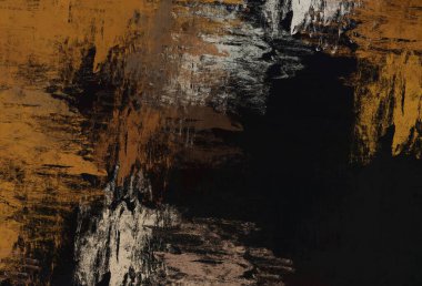 Soyut arka plan sanatı. 2D çizim. Etkileyici yağlı boya resim. Tuvalde fırça darbeleri. Modern sanat. Çok renkli arkaplan. Çağdaş sanat. İfade. Sanatsal dijital palet.
