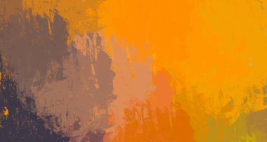 Soyut arka plan sanatı. 2D çizim. Etkileyici yağlı boya resim. Tuvalde fırça darbeleri. Modern sanat. Çok renkli arkaplan. Çağdaş sanat. İfade. Sanatsal dijital palet.