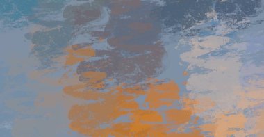 Soyut arka plan sanatı. 2D çizim. Etkileyici yağlı boya resim. Tuvalde fırça darbeleri. Modern sanat. Çok renkli arkaplan. Çağdaş sanat. İfade. Sanatsal dijital palet.