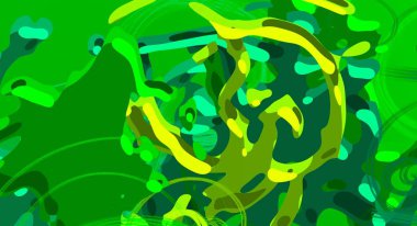 Soyut arka plan sanatı. 3 boyutlu illüstrasyon. Çok renkli arkaplan. Çağdaş sanat. Sanatsal dijital palet.