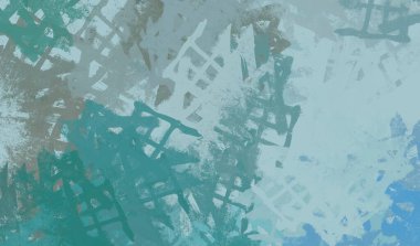 Soyut arka plan sanatı. 2D çizim. Etkileyici yağlı boya resim. Tuvalde fırça darbeleri. Modern sanat. Çok renkli arkaplan. Çağdaş sanat. İfade. Sanatsal dijital palet.