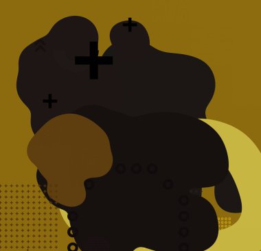 Soyut arka plan sanatı. 3 boyutlu illüstrasyon. Çok renkli arkaplan. Çağdaş sanat. Sanatsal dijital palet.