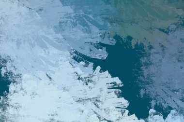 Soyut arka plan sanatı. 2D çizim. Etkileyici yağlı boya resim. Tuvalde fırça darbeleri. Modern sanat. Çok renkli arkaplan. Çağdaş sanat. İfade. Sanatsal dijital palet.