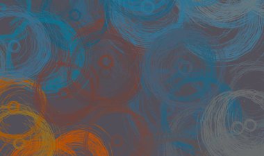 Soyut arka plan sanatı. 2D çizim. Etkileyici yağlı boya resim. Tuvalde fırça darbeleri. Modern sanat. Çok renkli arkaplan. Çağdaş sanat. İfade. Sanatsal dijital palet.