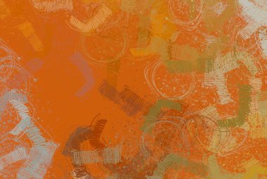 Soyut arka plan sanatı. 2D çizim. Etkileyici yağlı boya resim. Tuvalde fırça darbeleri. Modern sanat. Çok renkli arkaplan. Çağdaş sanat. İfade. Sanatsal dijital palet.