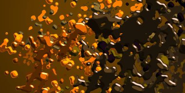 Soyut arka plan sanatı. 3 boyutlu illüstrasyon. Tuvalde fırça darbeleri. Çok renkli arkaplan. Çağdaş sanat. Sanatsal dijital palet.