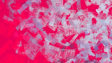 Soyut arka plan sanatı. 2D çizim. Etkileyici yağlı boya resim. Tuvalde fırça darbeleri. Modern sanat. Çok renkli arkaplan. Çağdaş sanat. İfade. Sanatsal dijital palet.