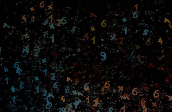 Math Ilustración Abstract Background Numbers Copy Space —  Fotos de Stock