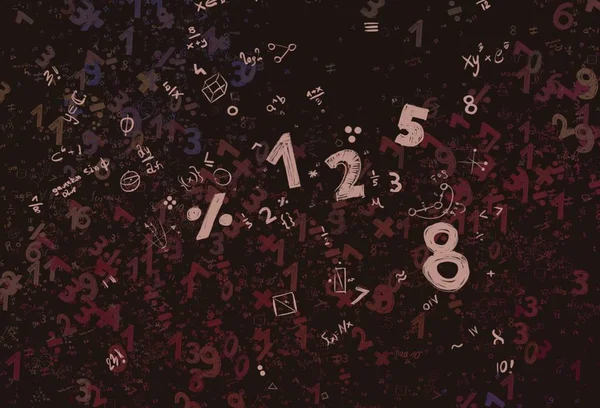 Математика Иллюстрация Абстрактный Фон Цифрами Пространство Копирования — стоковое фото