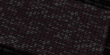 Yazılım geliştirici programlama kodu. Soyut modern sanal bilgisayar senaryosu. Masaüstü ekranında yazılım geliştirici programcının çalışması 