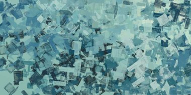 Soyut rastgele şekiller. 2D illüstrasyon arka planı. Düz beton duvarda sanatsal modern sanat kalıpları. Kabataslak boyalı yüzey. El yapımı fırça darbeleri.