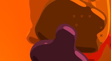 Soyut arka plan sanatı. 3 boyutlu illüstrasyon. Çok renkli arkaplan. Çağdaş sanat. Sanatsal dijital palet.