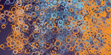 Soyut rastgele şekiller. 2D illüstrasyon arka planı. Düz beton duvarda sanatsal modern sanat kalıpları. Kabataslak boyalı yüzey. El yapımı fırça darbeleri.