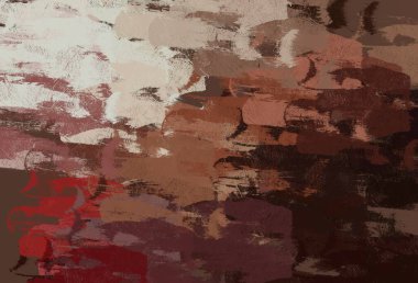 Soyut arka plan sanatı. 2D çizim. Etkileyici yağlı boya resim. Tuvalde fırça darbeleri. Modern sanat. Çok renkli arkaplan. Çağdaş sanat. İfade. Sanatsal dijital palet.