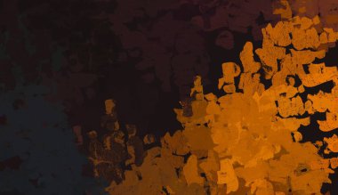 Soyut arka plan sanatı. 2D çizim. Etkileyici yağlı boya resim. Tuvalde fırça darbeleri. Modern sanat. Çok renkli arkaplan. Çağdaş sanat. İfade. Sanatsal dijital palet.