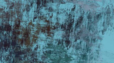 Soyut arka plan sanatı. 2D çizim. Etkileyici yağlı boya resim. Tuvalde fırça darbeleri. Modern sanat. Çok renkli arkaplan. Çağdaş sanat. İfade. Sanatsal dijital palet.