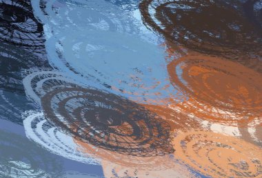 Soyut arka plan sanatı. 2D çizim. Etkileyici yağlı boya resim. Tuvalde fırça darbeleri. Modern sanat. Çok renkli arkaplan. Çağdaş sanat. İfade. Sanatsal dijital palet.