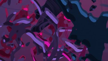 Soyut arka plan sanatı. 3 boyutlu illüstrasyon. Tuvalde fırça darbeleri. Çok renkli arkaplan. Çağdaş sanat. Sanatsal dijital palet.