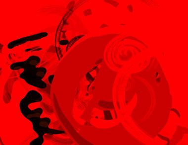 Soyut arka plan sanatı. 3 boyutlu illüstrasyon. Tuvalde fırça darbeleri. Çok renkli arkaplan. Çağdaş sanat. Sanatsal dijital palet.