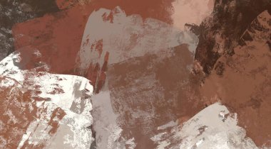 Soyut arka plan sanatı. 2D çizim. Etkileyici yağlı boya resim. Tuvalde fırça darbeleri. Modern sanat. Çok renkli arkaplan. Çağdaş sanat. İfade. Sanatsal dijital palet.