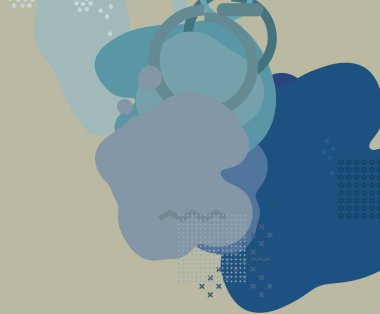 Soyut arka plan sanatı. 3 boyutlu illüstrasyon. Çok renkli arkaplan. Çağdaş sanat. Sanatsal dijital palet.