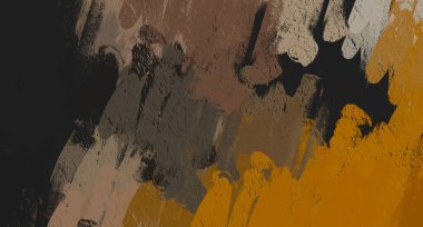 Soyut arka plan sanatı. 2D çizim. Etkileyici yağlı boya resim. Tuvalde fırça darbeleri. Modern sanat. Çok renkli arkaplan. Çağdaş sanat. İfade. Sanatsal dijital palet.