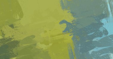 Soyut arka plan sanatı. 2D çizim. Etkileyici yağlı boya resim. Tuvalde fırça darbeleri. Modern sanat. Çok renkli arkaplan. Çağdaş sanat. İfade. Sanatsal dijital palet.