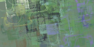 Soyut arka plan sanatı. 2D çizim. Etkileyici yağlı boya resim. Tuvalde fırça darbeleri. Modern sanat. Çok renkli arkaplan. Çağdaş sanat. İfade. Sanatsal dijital palet.