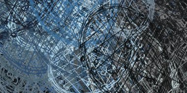 Soyut arka plan sanatı. 2D çizim. Etkileyici yağlı boya resim. Tuvalde fırça darbeleri. Modern sanat. Çok renkli arkaplan. Çağdaş sanat. İfade. Sanatsal dijital palet.