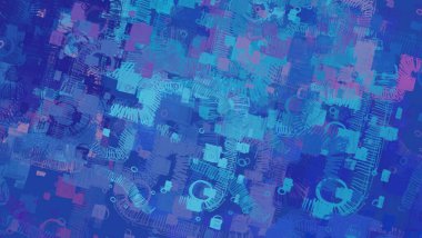 Soyut arka plan sanatı. 2D çizim. Etkileyici yağlı boya resim. Tuvalde fırça darbeleri. Modern sanat. Çok renkli arkaplan. Çağdaş sanat. İfade. Sanatsal dijital palet.