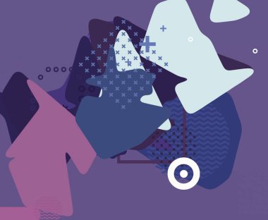 Soyut arka plan sanatı. 3 boyutlu illüstrasyon. Çok renkli arkaplan. Çağdaş sanat. Sanatsal dijital palet.