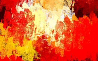 Soyut arka plan sanatı. 2D çizim. Etkileyici yağlı boya resim. Tuvalde fırça darbeleri. Modern sanat. Çok renkli arkaplan. Çağdaş sanat. İfade. Sanatsal dijital palet.