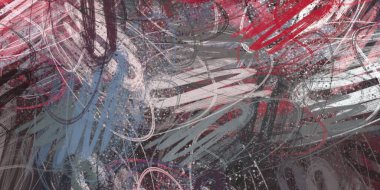 Soyut arka plan sanatı. 2D çizim. Etkileyici yağlı boya resim. Tuvalde fırça darbeleri. Modern sanat. Çok renkli arkaplan. Çağdaş sanat. İfade. Sanatsal dijital palet.