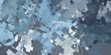 Soyut arka plan sanatı. 2D çizim. Etkileyici yağlı boya resim. Tuvalde fırça darbeleri. Modern sanat. Çok renkli arkaplan. Çağdaş sanat. İfade. Sanatsal dijital palet.