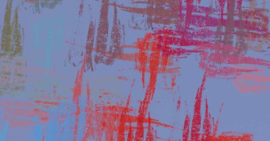 Soyut arka plan sanatı. 2D çizim. Etkileyici yağlı boya resim. Tuvalde fırça darbeleri. Modern sanat. Çok renkli arkaplan. Çağdaş sanat. İfade. Sanatsal dijital palet.