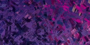 Soyut arka plan sanatı. 2D çizim. Etkileyici yağlı boya resim. Tuvalde fırça darbeleri. Modern sanat. Çok renkli arkaplan. Çağdaş sanat. İfade. Sanatsal dijital palet.