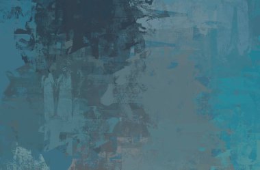 Soyut arka plan sanatı. 2D çizim. Etkileyici yağlı boya resim. Tuvalde fırça darbeleri. Modern sanat. Çok renkli arkaplan. Çağdaş sanat. İfade. Sanatsal dijital palet.