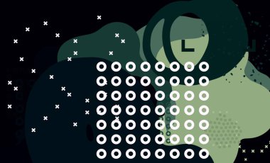 Soyut arka plan sanatı. 3 boyutlu illüstrasyon. Çok renkli arkaplan. Çağdaş sanat. Sanatsal dijital palet.