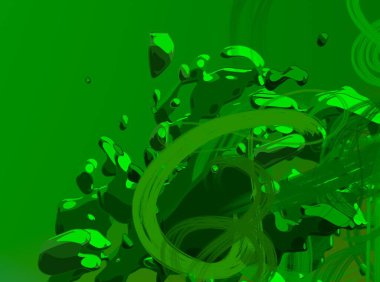 Soyut arka plan sanatı. 3 boyutlu illüstrasyon. Tuvalde fırça darbeleri. Çok renkli arkaplan. Çağdaş sanat. Sanatsal dijital palet.