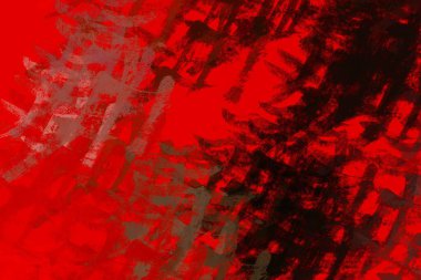 Soyut arka plan sanatı. 2D çizim. Etkileyici yağlı boya resim. Tuvalde fırça darbeleri. Modern sanat. Çok renkli arkaplan. Çağdaş sanat. İfade. Sanatsal dijital palet.