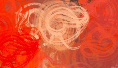 Soyut arka plan sanatı. 2D çizim. Etkileyici yağlı boya resim. Tuvalde fırça darbeleri. Modern sanat. Çok renkli arkaplan. Çağdaş sanat. İfade. Sanatsal dijital palet.