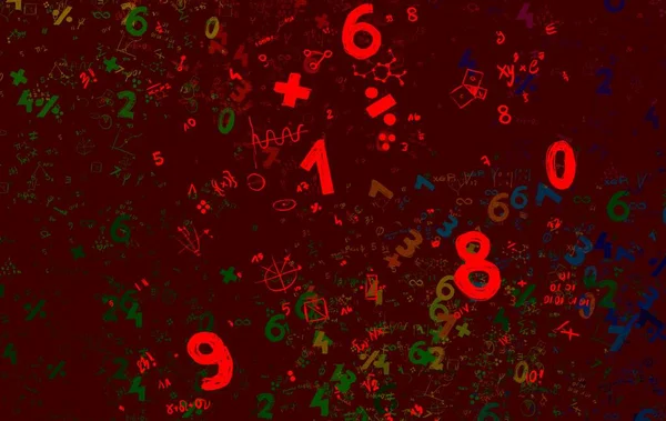 Math Illustration Abstract Background Numbers Copy Space — Stock Photo, Image