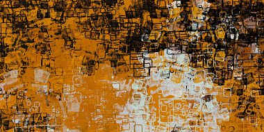 Soyut arka plan sanatı. 2D çizim. Etkileyici yağlı boya resim. Tuvalde fırça darbeleri. Modern sanat. Çok renkli arkaplan. Çağdaş sanat. İfade. Sanatsal dijital palet.