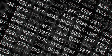 Yazılım geliştirici programlama kodu. Soyut modern sanal bilgisayar senaryosu. Masaüstü ekranında yazılım geliştirici programcının çalışması 