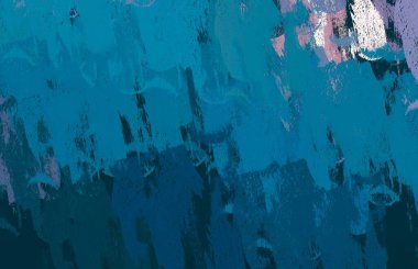 Soyut arka plan sanatı. 2D çizim. Etkileyici yağlı boya resim. Tuvalde fırça darbeleri. Modern sanat. Çok renkli arkaplan. Çağdaş sanat. İfade. Sanatsal dijital palet.