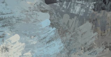 Soyut arka plan sanatı. 2D çizim. Etkileyici yağlı boya resim. Tuvalde fırça darbeleri. Modern sanat. Çok renkli arkaplan. Çağdaş sanat. İfade. Sanatsal dijital palet.